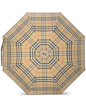 Burberry Check Vouwparaplu - Metallic