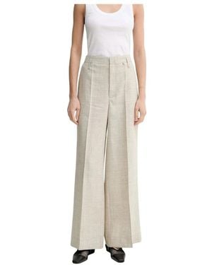 Birgitte Herskind Poppy Wijde Broek - Naturel