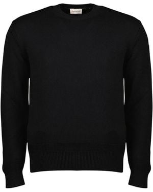 Moncler Round-Neck Knitwear - Black