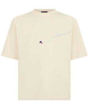 DSquared² Snowy Dream Loose Fit T-Shirt - Naturel