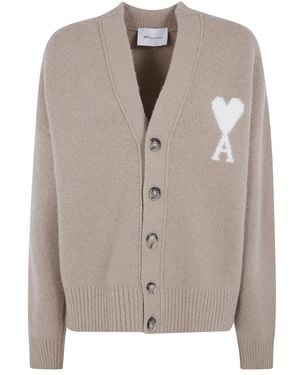 Ami Paris Cardigans - Brown