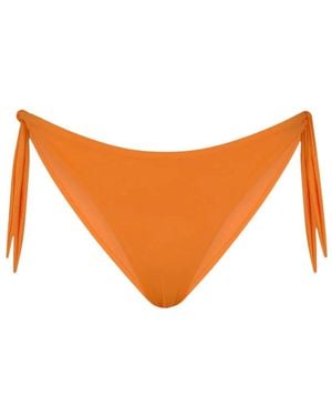 ME FUI Brasilianischer Slip Mit Verstellbaren Knoten - Orange