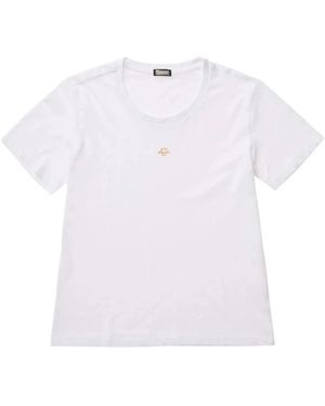 Blauer Minimal Logo T-Shirt Pumpies - Wit