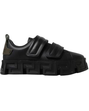 Versace Allover Hausschuhe - Schwarz