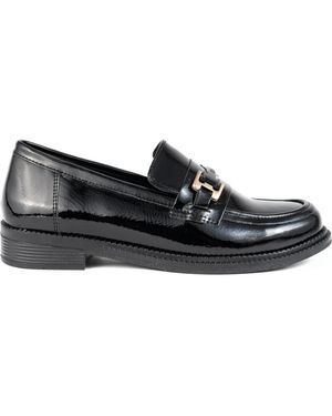 Vaani Zwarte Casual Gesloten Loafers