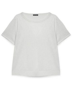 FIORELLA RUBINO Round-Neck Knitwear - Bianco