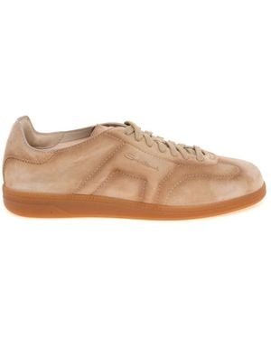 Santoni Trainers - Natural