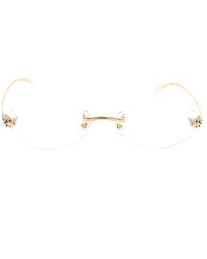 Cartier Accessoires ,Geel ,Glasses - Metallic
