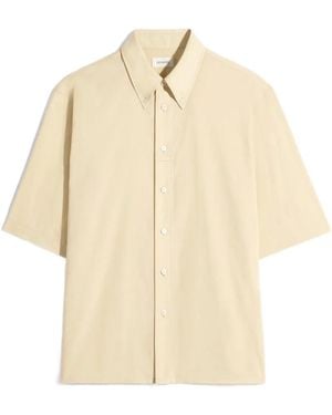 Lemaire Short Sleeve Shirts - Natural