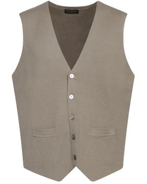 Dell'Oglio Suit Vests - Grey