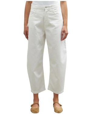 People Marion Cropped Jeans - Grijs