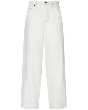 LA PISCINE Wide Jeans - Bianco