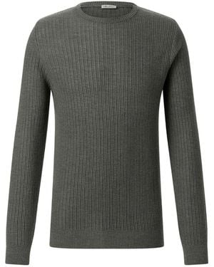 Stenströms Rundhals-Strickwaren - Grau