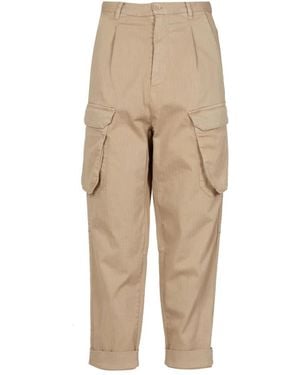 Semicouture Cropped Trousers - Neutro