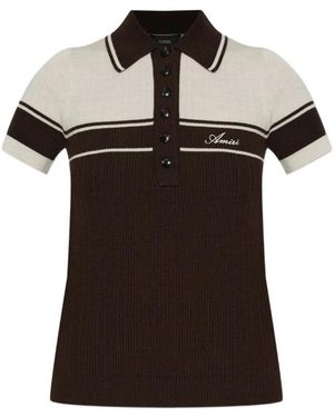 Amiri Truien & Vesten ,Bruin ,Aw 426Kn 013 004D Trui - Zwart