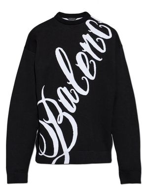 Balenciaga Round-Neck Knitwear - Azul