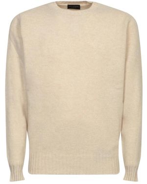 Dell'Oglio Round-Neck Knitwear - White