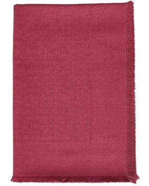 Fendi Accessoires ,Rood ,Wol Vierkante Sjaal