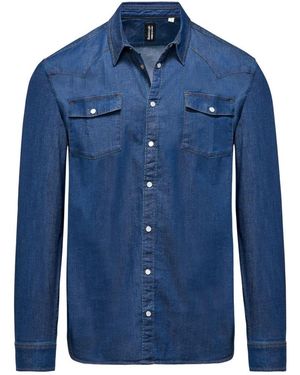 Bomboogie Denim Shirts - Blu