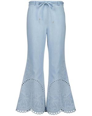 Zimmermann Wide Trousers - Azul