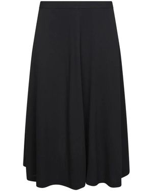TOTEME Rokken ,Zwart ,Polyester A-Lijn Midi Rok
