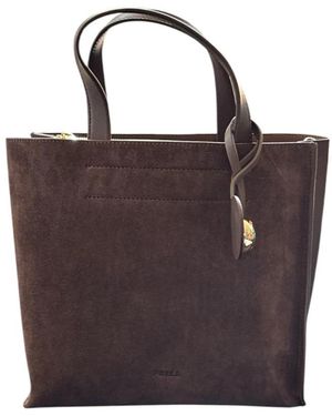 Furla Tassen ,Bruin ,Leer Divide It S