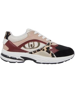 Liu Jo Schoenen ,Veelkleurig ,Leer Trixie 01 Sneakers - Grijs