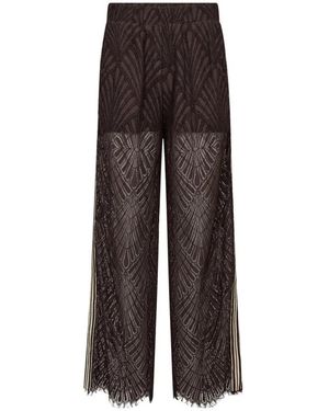 co'couture Broeken ,Bruin ,Wijde Broek