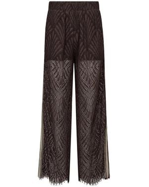 co'couture Wide Trousers - Marron
