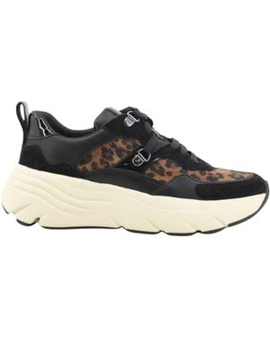 Geox Schoenen ,Zwart ,Leer D Diamanta