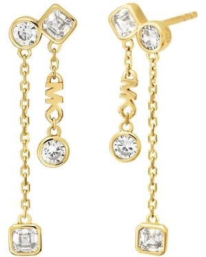 Michael Kors Goldene Brilliance Ohrringe Für Subtile Aussage - Mettallic