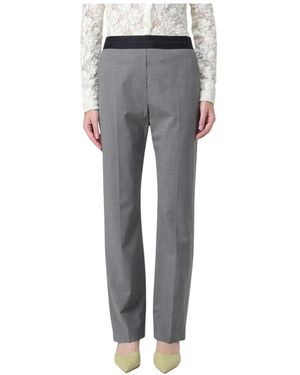 MSGM Straight Trousers - Grijs