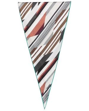 Missoni Accessoires ,Veelkleurig ,Zijden Sjaal - Wit