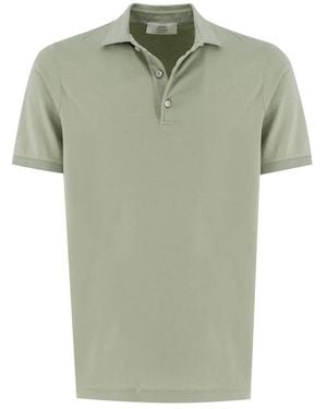 Mauro Ottaviani Klassisches Baumwoll-Poloshirt - Grün