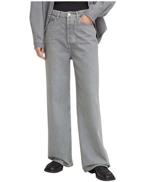 Samsøe & Samsøe Wide Jeans - Grau