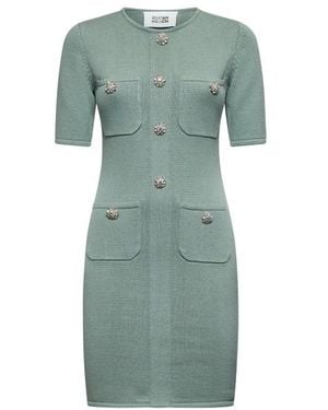 Silvian Heach Knitted Dresses - Verde