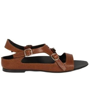 Coperni Schoenen ,Bruin ,Flat Sandalen