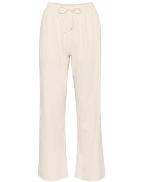 Saint Tropez Wide Trousers - Natural