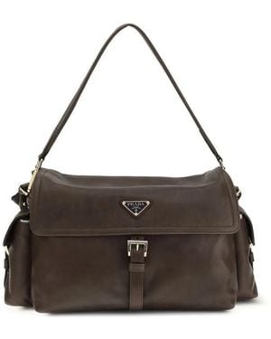 Prada Shoulder Bags - Marrón