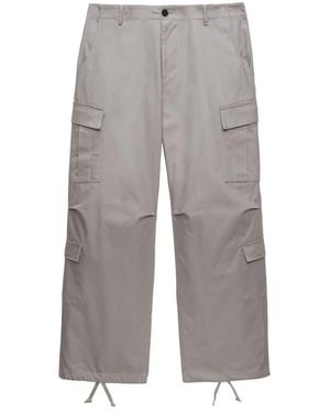 MSGM Straight Trousers - Gris