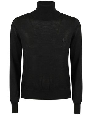 Polo Ralph Lauren Truien & Vesten ,Zwart ,Turtleneck Trui