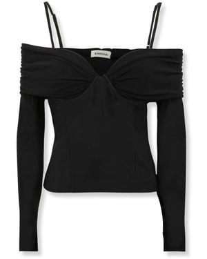 Jonathan Simkhai Long Sleeve Tops - Noir