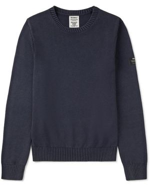 Ecoalf Round-Neck Knitwear - Blue