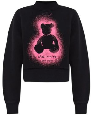Palm Angels Sweatshirts - Black