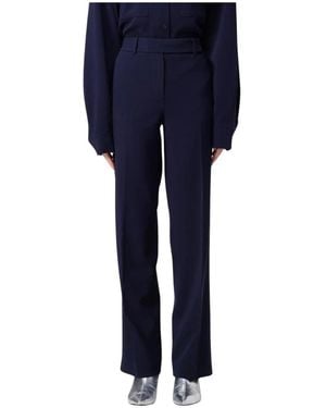 Michael Kors Straight Trousers - Bleu