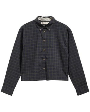Barbour Overhemden ,Blauw ,Katoen Ravenshill Boxy Shirt - Zwart
