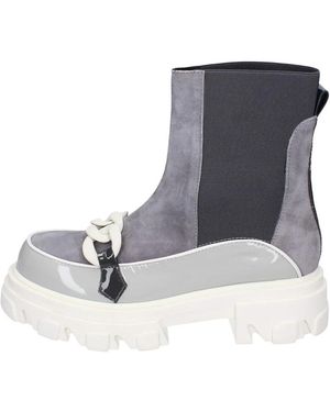 Stokton Wildleder Stiefeletten Für Frauen - Blau