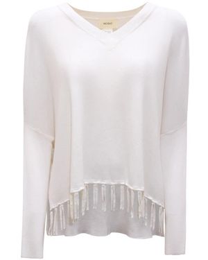 ViCOLO V-Neck Knitwear - Blanco