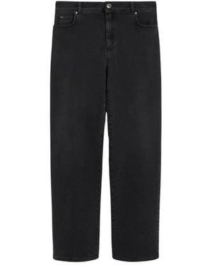 Weekend by Maxmara Straight Jeans - Zwart