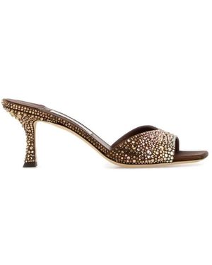 Jimmy Choo Heeled Mules - Brown